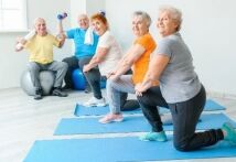 seniors exercising